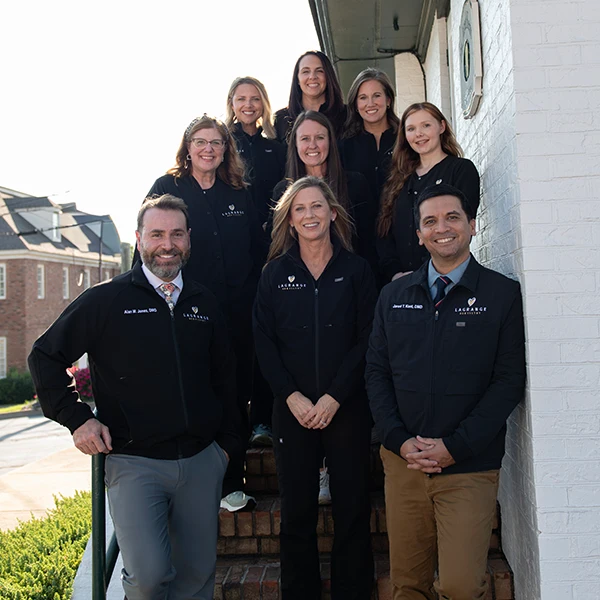 Dentist LaGrange GA Jared T. Kent and Alan M. Jones With Team Smiling